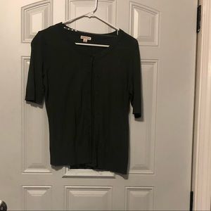 Short sleeve cardigan